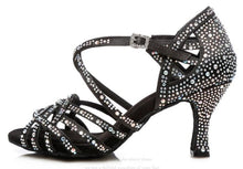 Load image into Gallery viewer, Rhinestone Latin Dance Shoes
