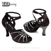 Load image into Gallery viewer, Rhinestone Dance Shoes