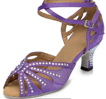 Load image into Gallery viewer, Rhinestone Dance Shoes
